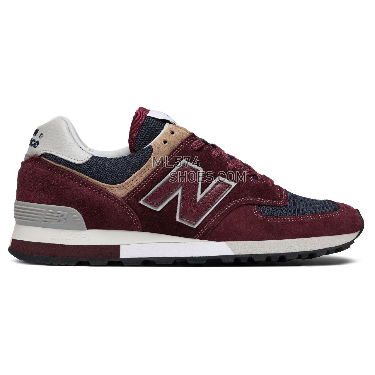 New Balance 576 Made in UK - Men's 576 - Classic Maroon - OM576OBN