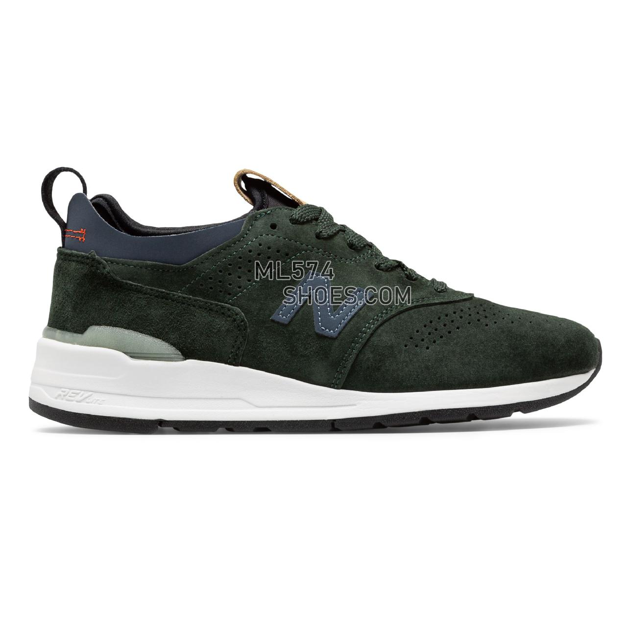 New Balance 997R - Men's 997 - Classic Green with Blue - M997HB2