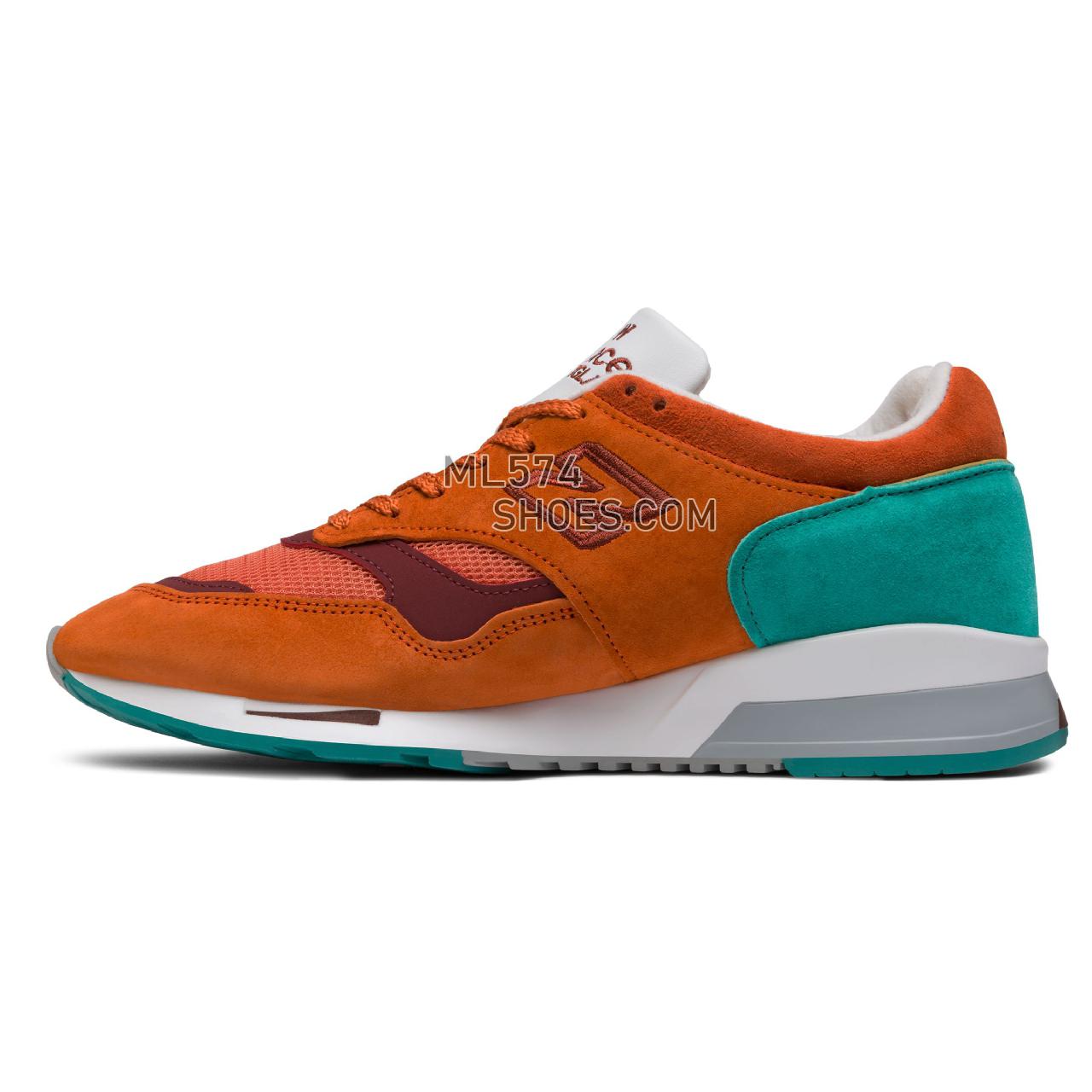 New Balance 1500 Made in UK - Men's 1500 - Classic Orange Popsicle with Porcelain Green - M1500SU