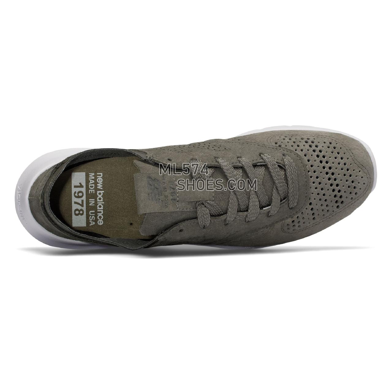 New Balance 1978 Made in US - Men's 1978 - Classic Military Urban Grey with Military Foliage Green - ML1978CN