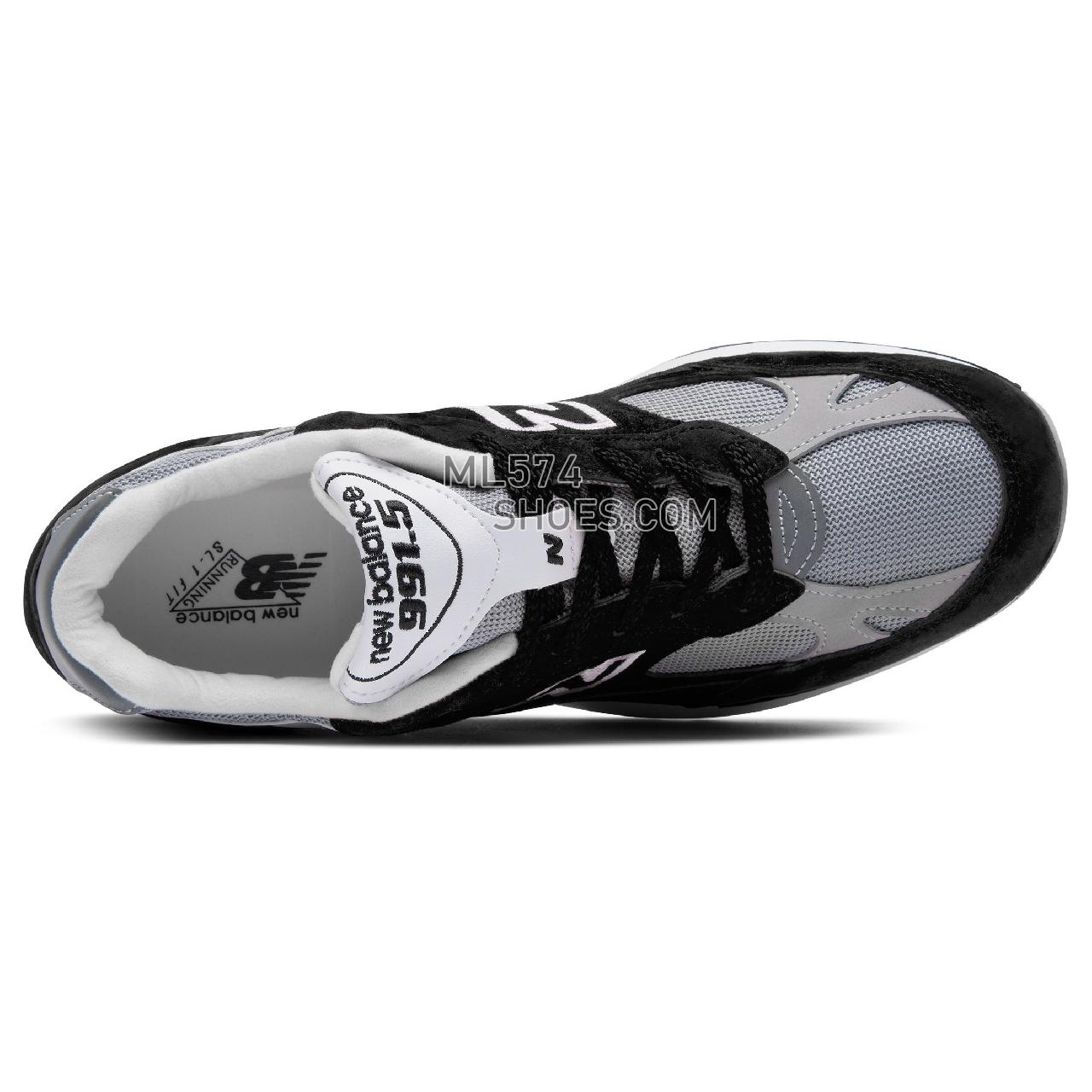 New Balance 991.5 Made in UK - Men's 9915 - Classic Black with Grey and White - M9915BB
