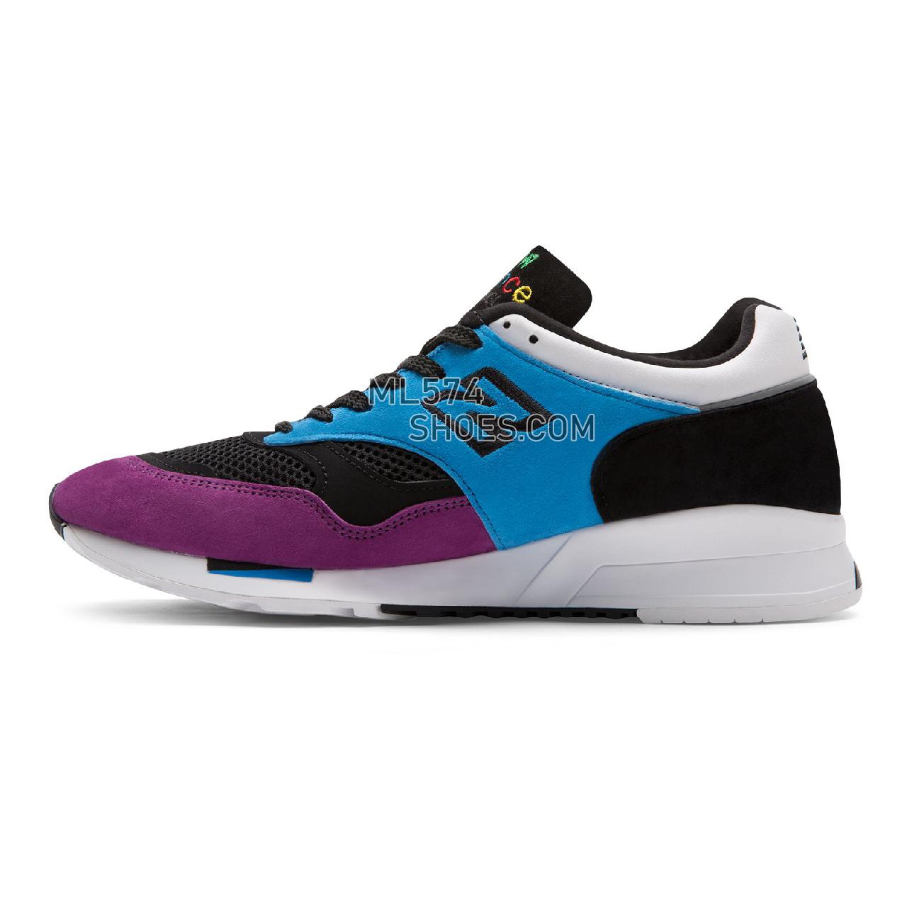 New Balance 1500 Made in UK - Men's 1500 - Classic Maldives Blue with Black and Purple - M1500CBK