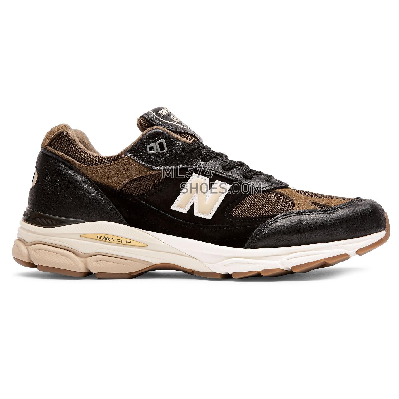 New Balance 991.9 Made in UK - Men's 9919 - Classic Black with Olive - M9919CV