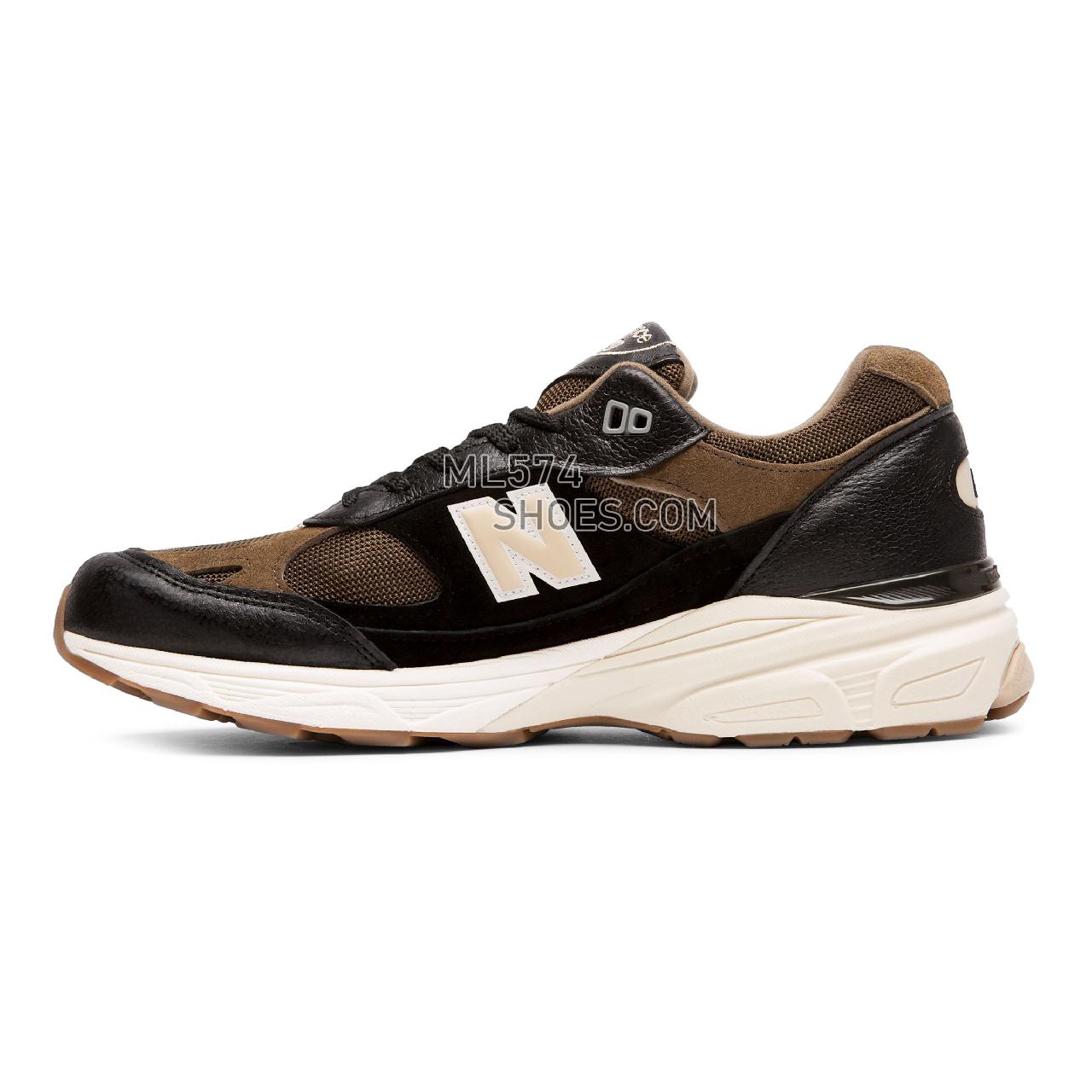 New Balance 991.9 Made in UK - Men's 9919 - Classic Black with Olive - M9919CV