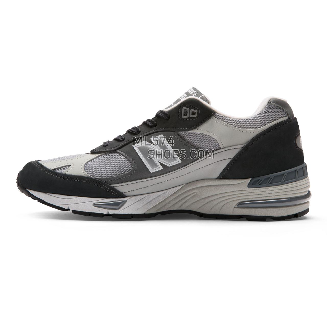 New Balance 991 Made in UK - Men's 991 - Classic Black with Grey and Arctic Fox - M991XG