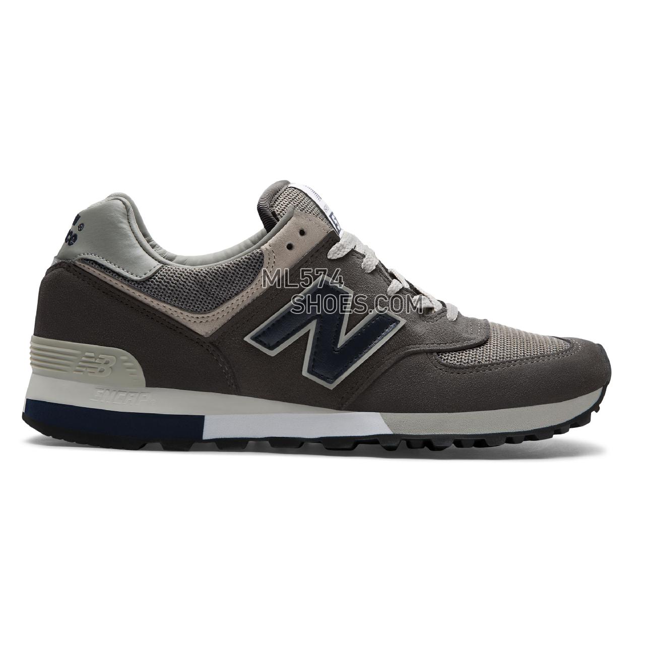 New Balance 576 Made in UK - Men's 576 - Classic Grey with Navy - OM576OGG