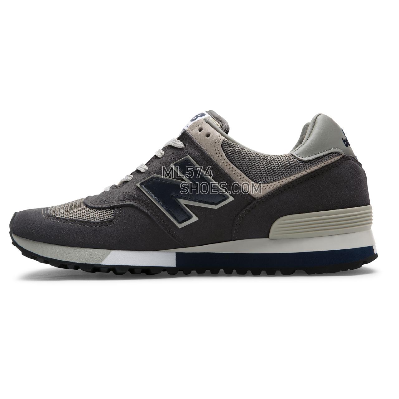 New Balance 576 Made in UK - Men's 576 - Classic Grey with Navy - OM576OGG