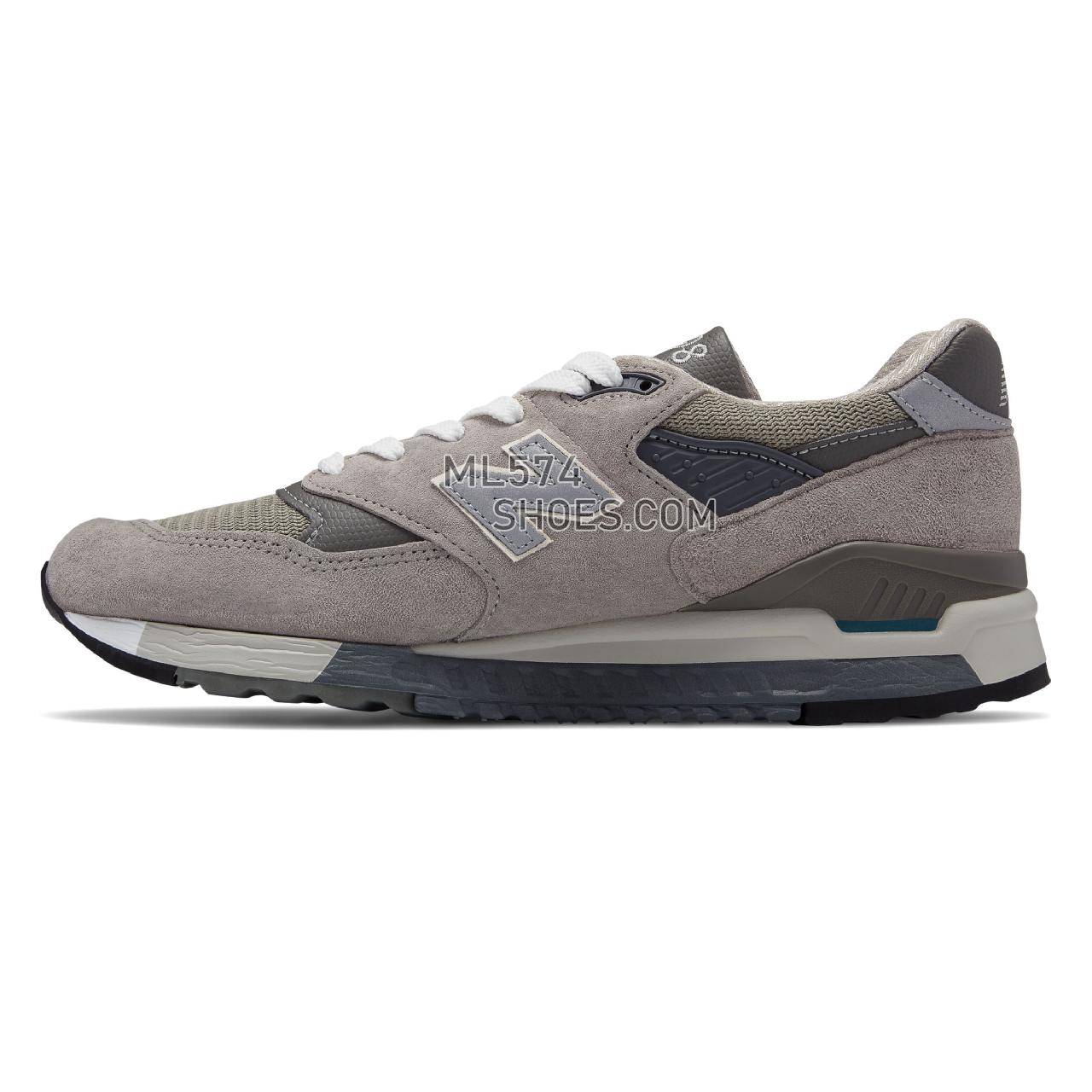 New Balance 998 Made in the USA Bringback - Men's 998 - Classic Light Grey with Grey - M998