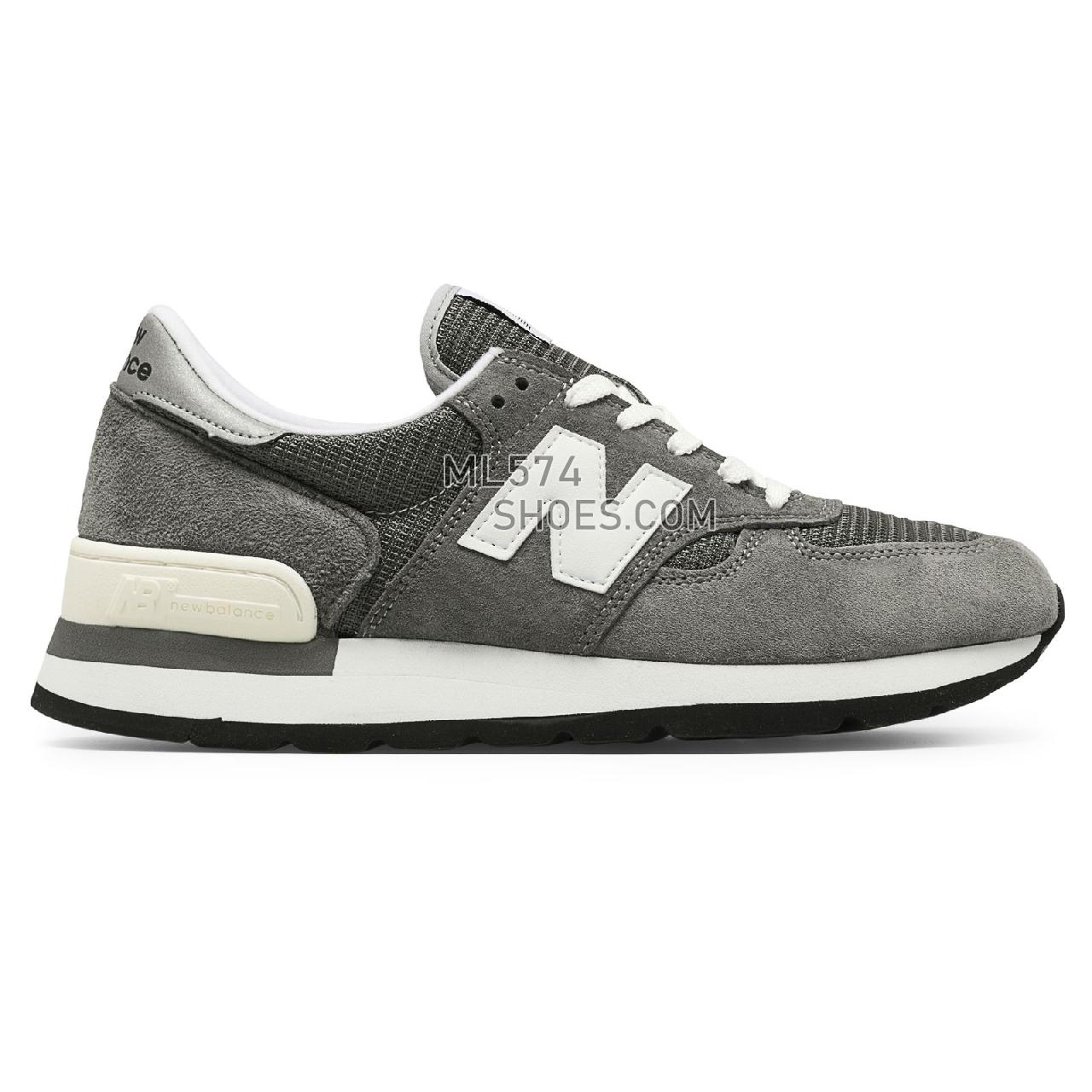 New Balance 990 Made in the USA Bringback - Men's 990 - Running Grey with White - M990GRY