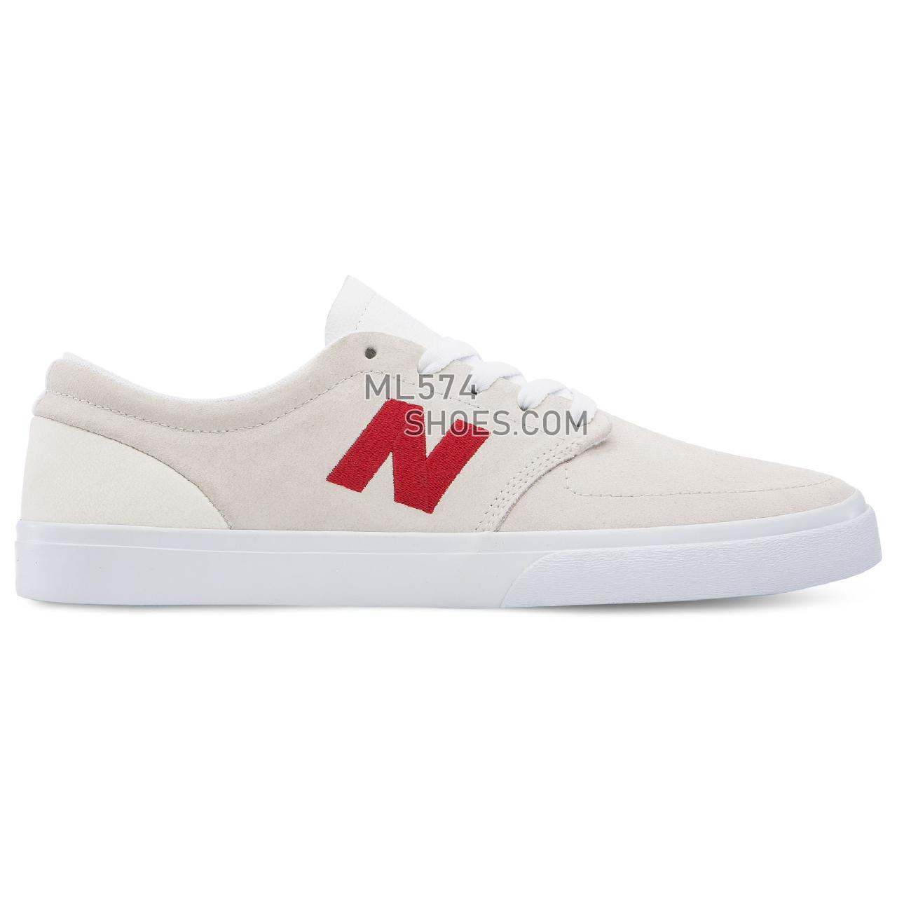 New Balance 345 - Men's 345 - Classic White with Red - NM345WWR