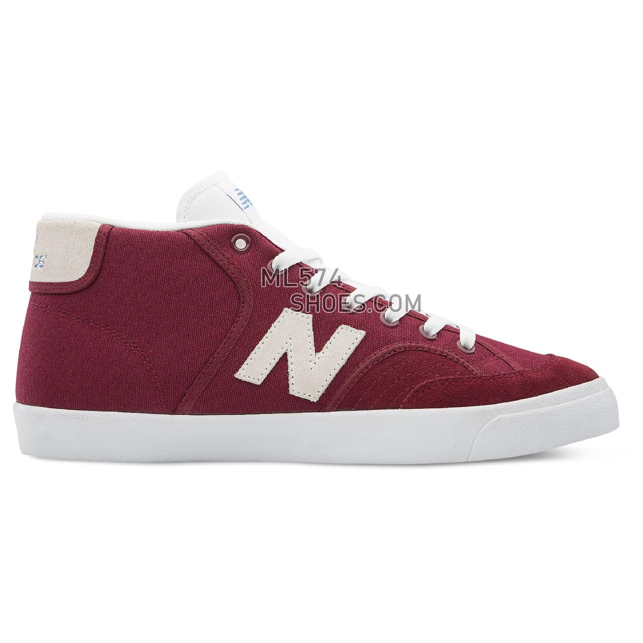 New Balance Pro Court 213 - Men's 213 - Classic Burgundy with White - NM213GGB