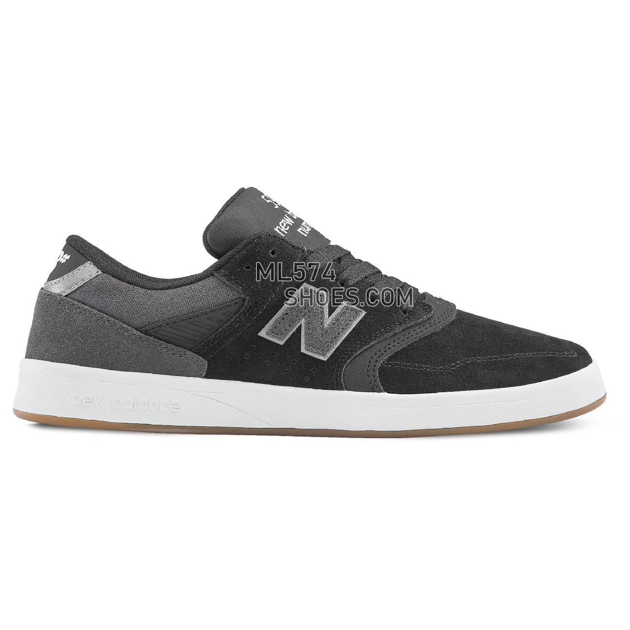 New Balance 598 - Men's 598 - Classic Black with Grey - NM598BKG
