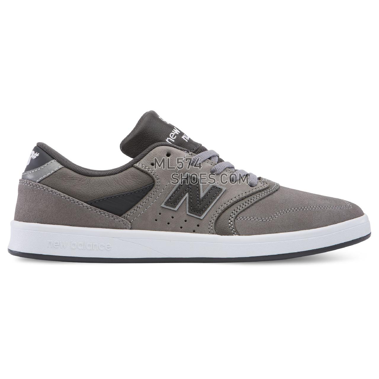 New Balance 598 - Men's 598 - Classic Grey with Charcoal - NM598GGG