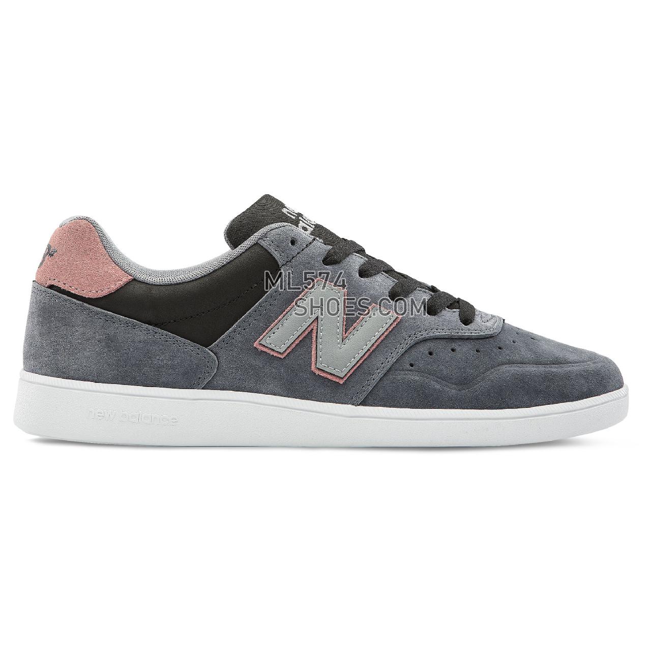 New Balance NM 288 - Men's 288 - Classic Slate with Pink - NM288GRP
