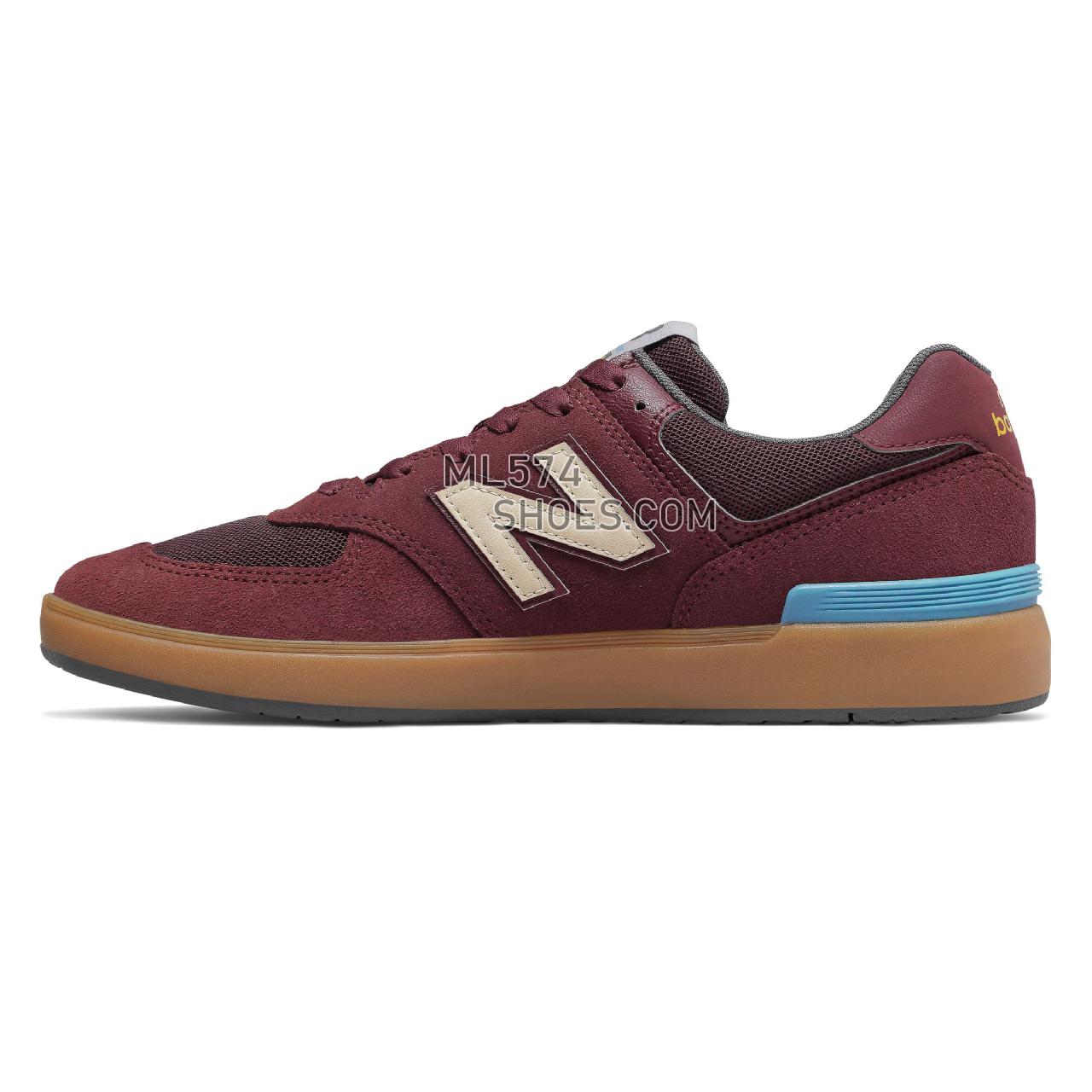 New Balance AM574 - Men's 574 - Classic Burgundy - AM574LTO