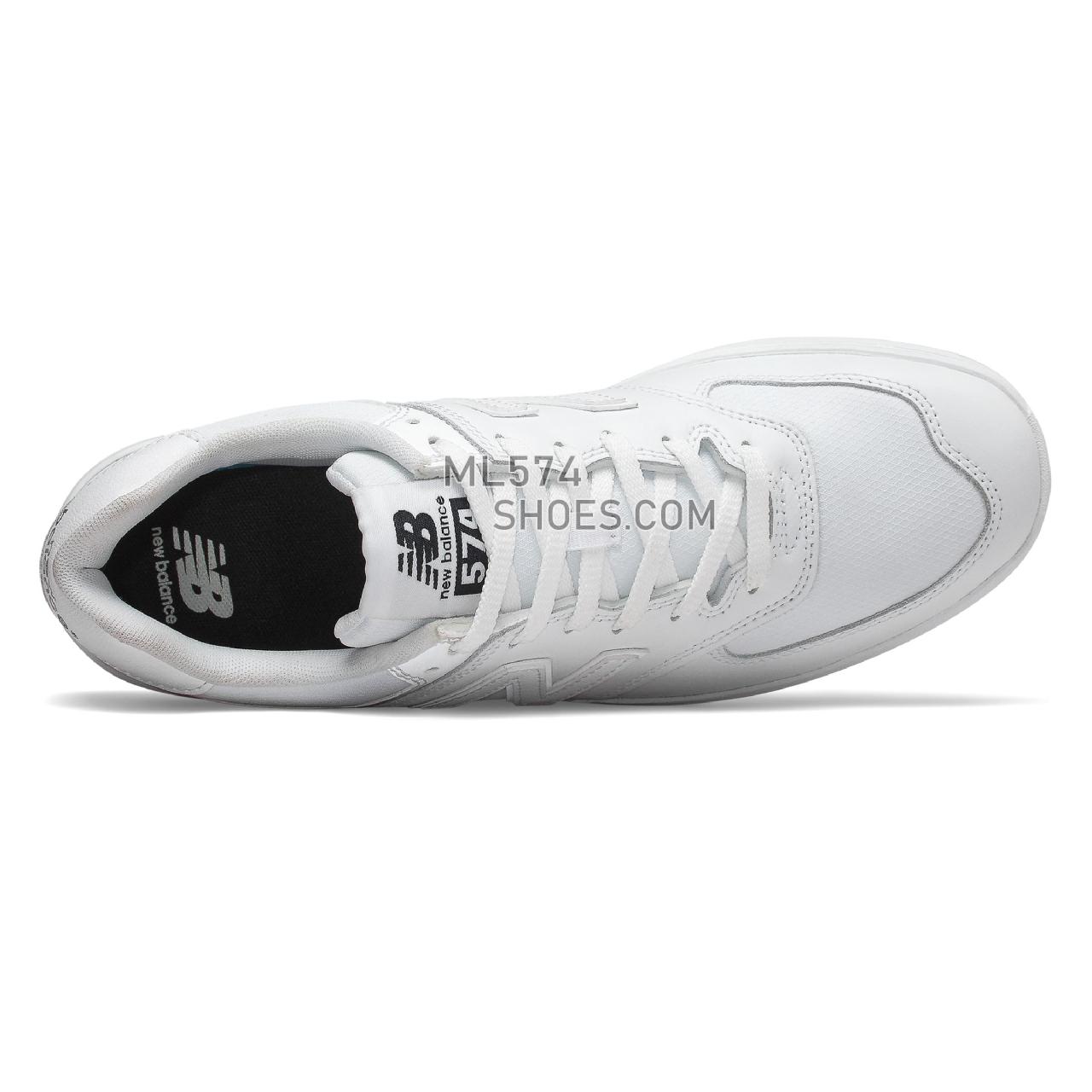 New Balance AM574 - Men's 574 - Classic White - AM574SSG