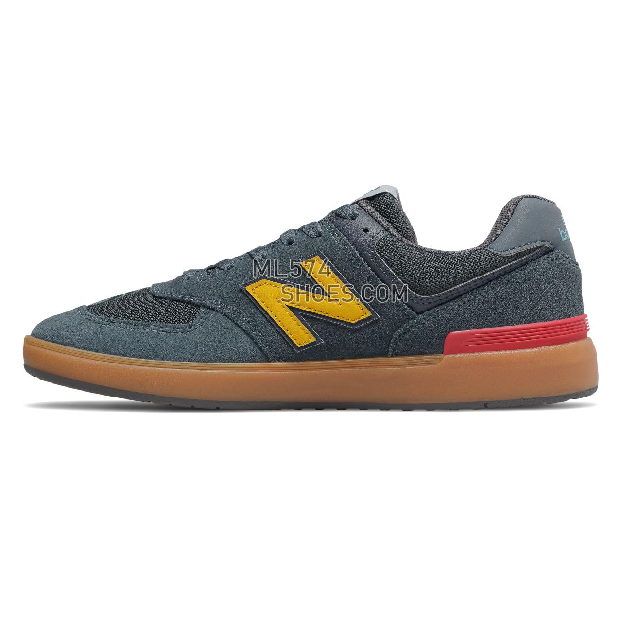 New Balance AM574 - Men's 574 - Classic Navy with Gum - AM574TNS