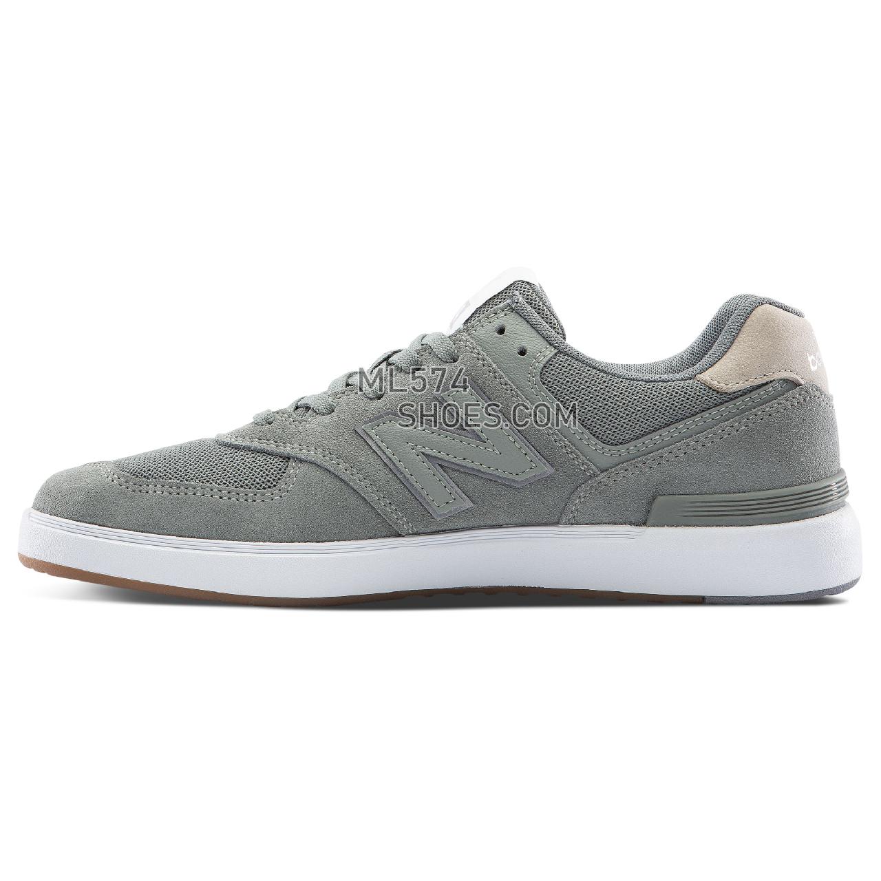 New Balance AM574 - Men's 574 - Classic Light Grey with Dark Grey - AM574MTI