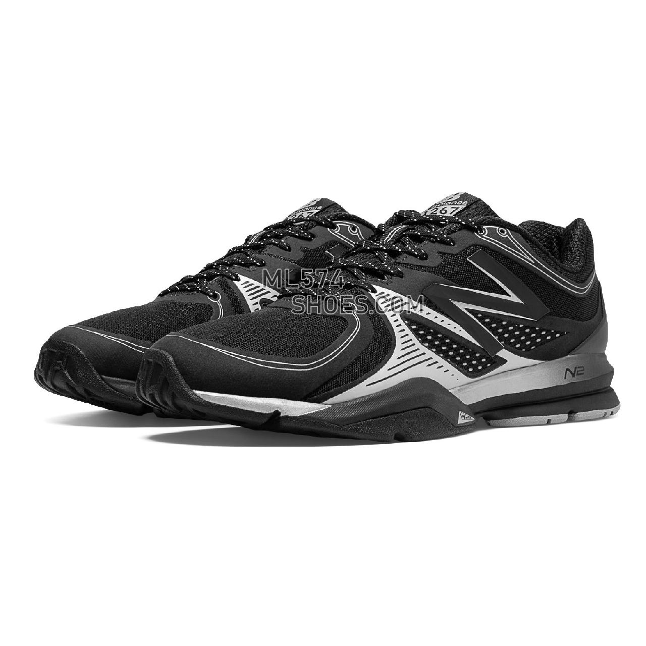 New Balance New Balance 1267 - Men's 1267 - X-training Black with Silver - MX1267BK