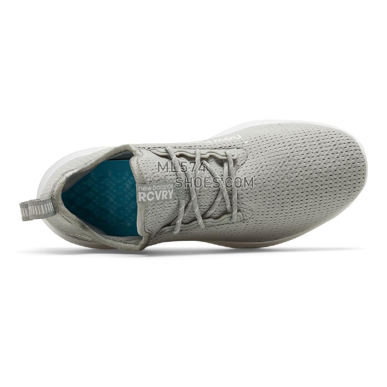 New Balance NB RCVRY - Men's  - Lacrosse Grey with White - RCVRYGY