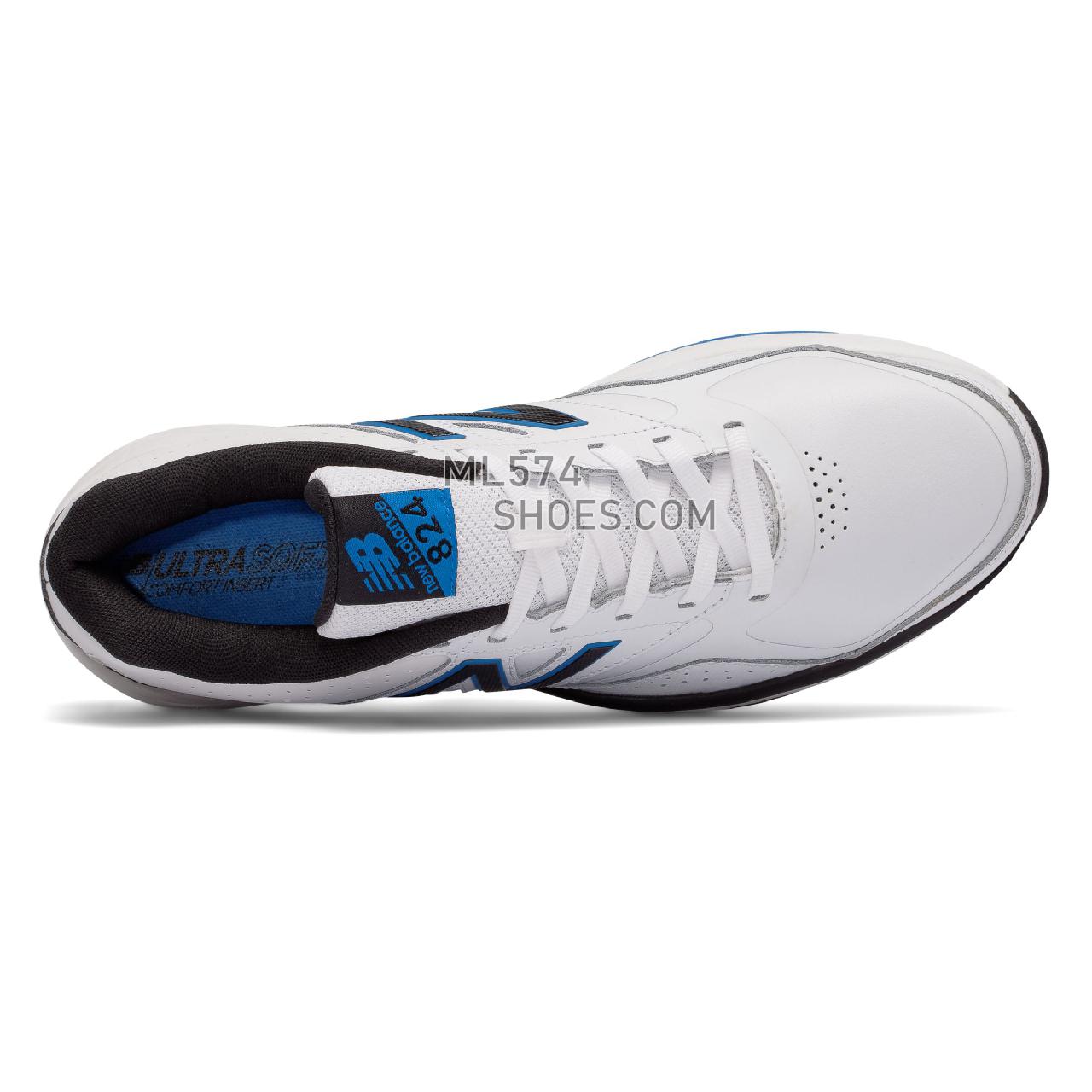 New Balance New Balance 824 Trainer - Men's 824 - X-training White with Black and Placid Blue - MX824WB1