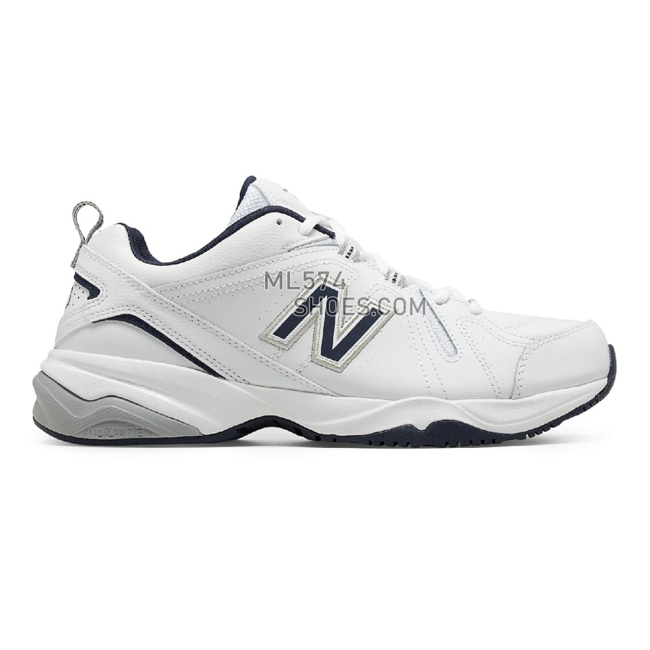 New Balance Mens New Balance 608v4 - Men's 608 - X-training White with Navy - MX608V4W