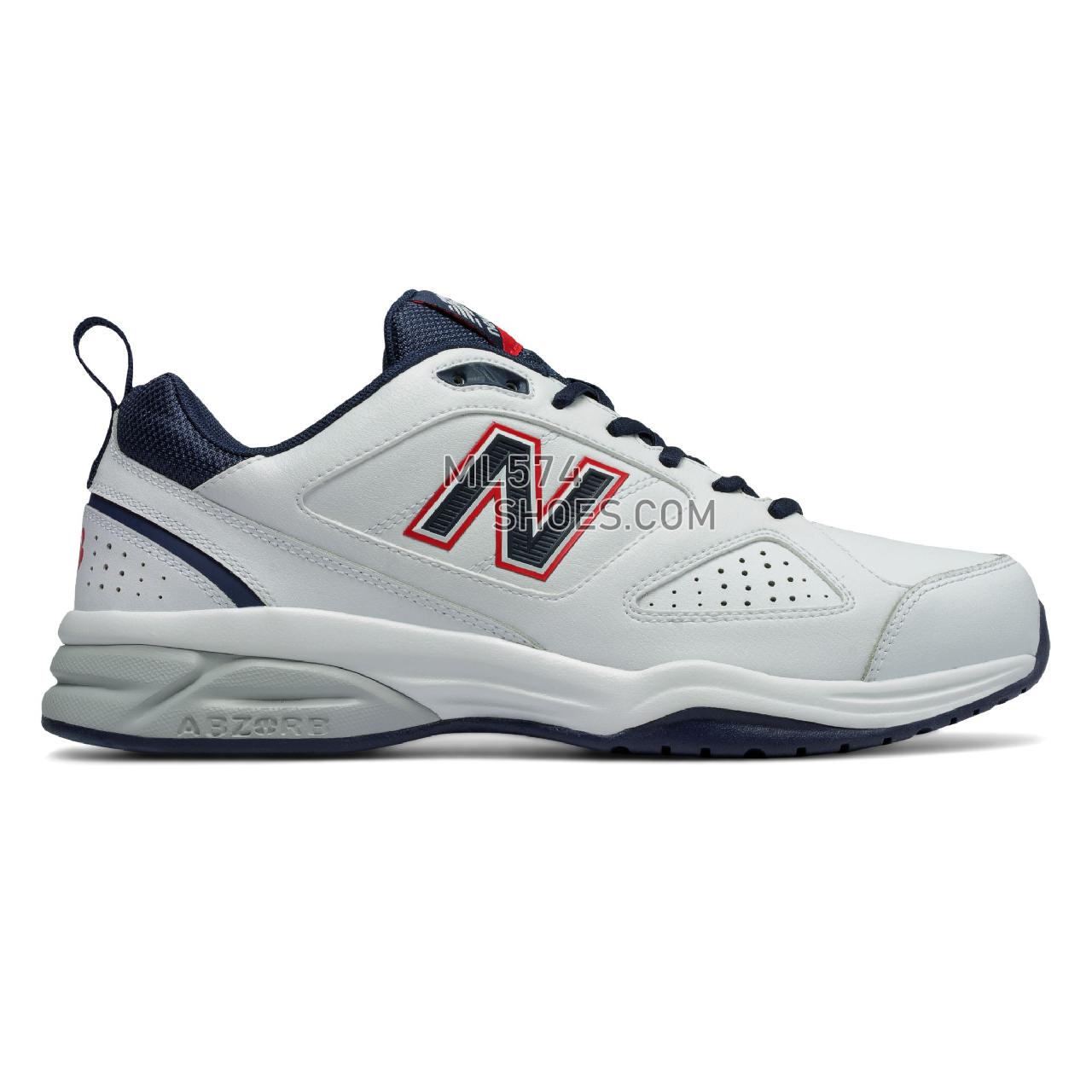New Balance New Balance 623v3 Trainer - Men's 623 - X-training White with Navy and Red - MX623US3