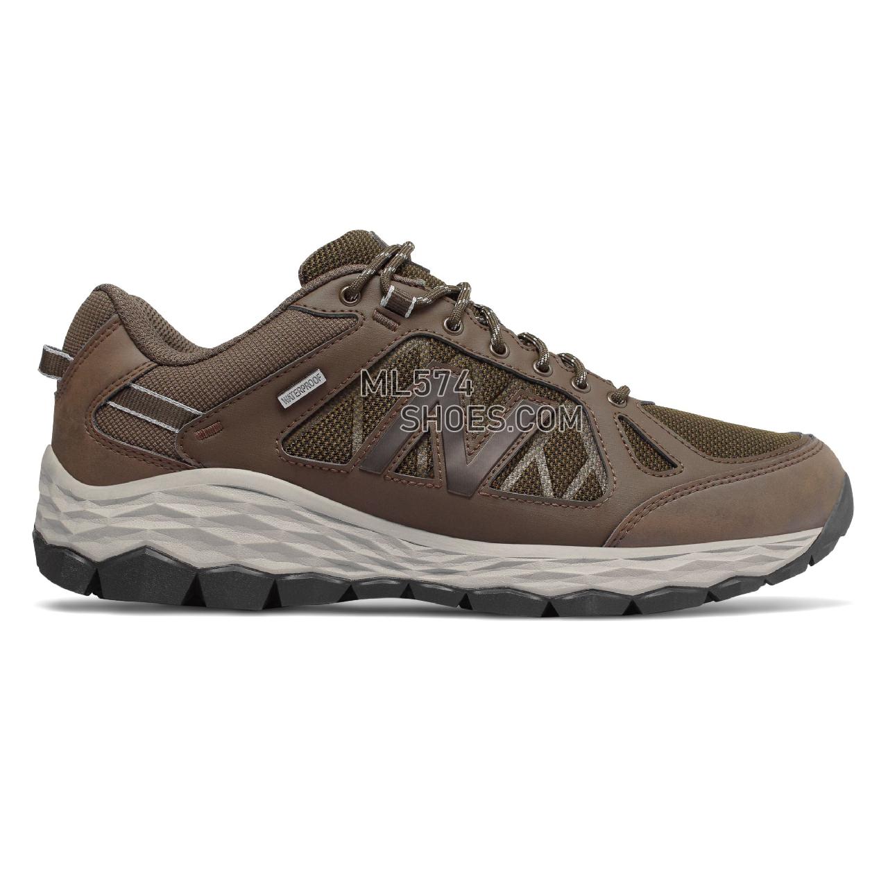 New Balance 1350 - Men's 1350 - Walking Chocolate Brown with Team Away Grey - MW1350WC