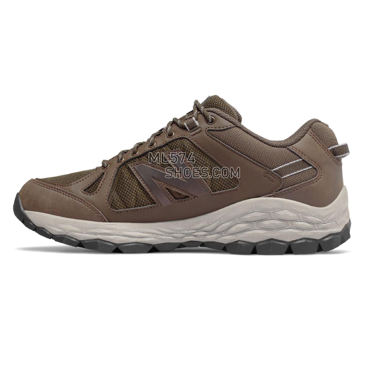 New Balance 1350 - Men's 1350 - Walking Chocolate Brown with Team Away Grey - MW1350WC