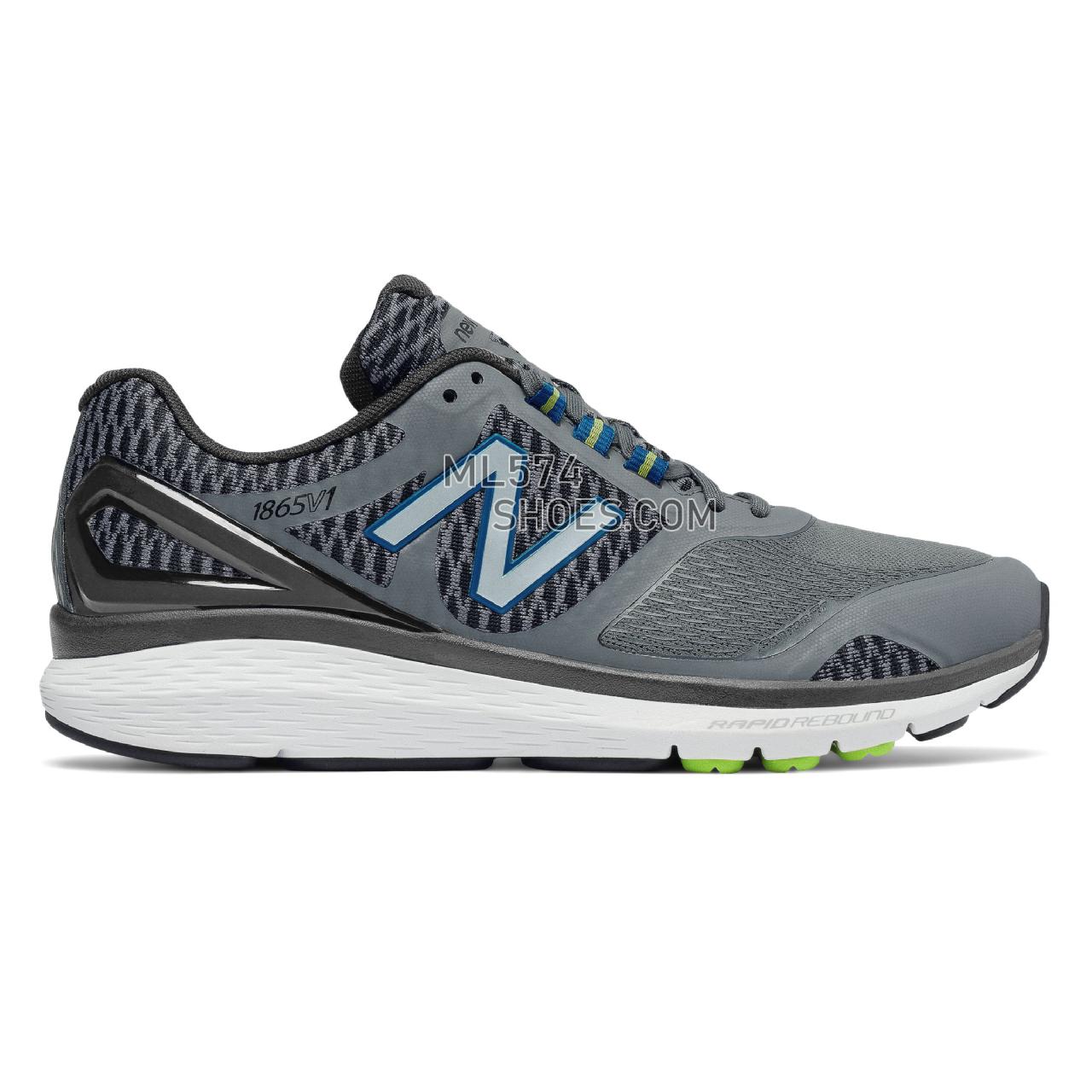 New Balance 1865 - Men's 1865 - Walking Grey with Black - MW1865GY