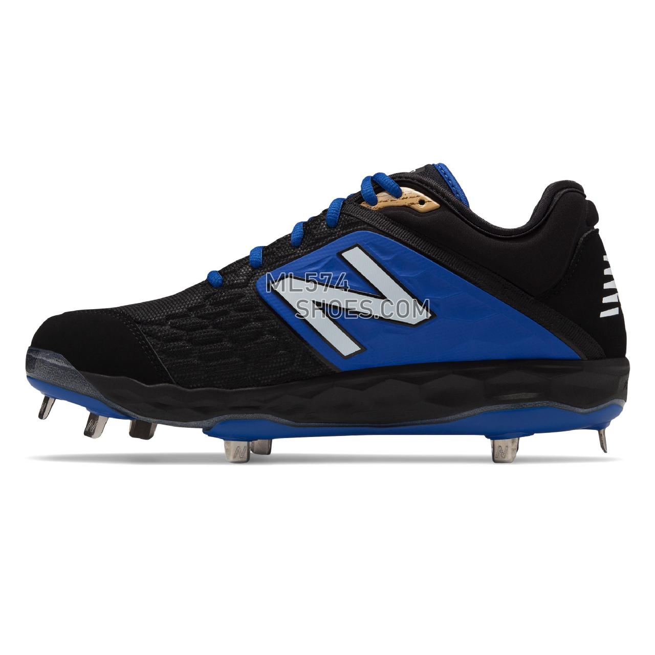 New Balance Fresh Foam 3000v4 Metal - Men's 3000 - Baseball Black with Blue - L3000BB4