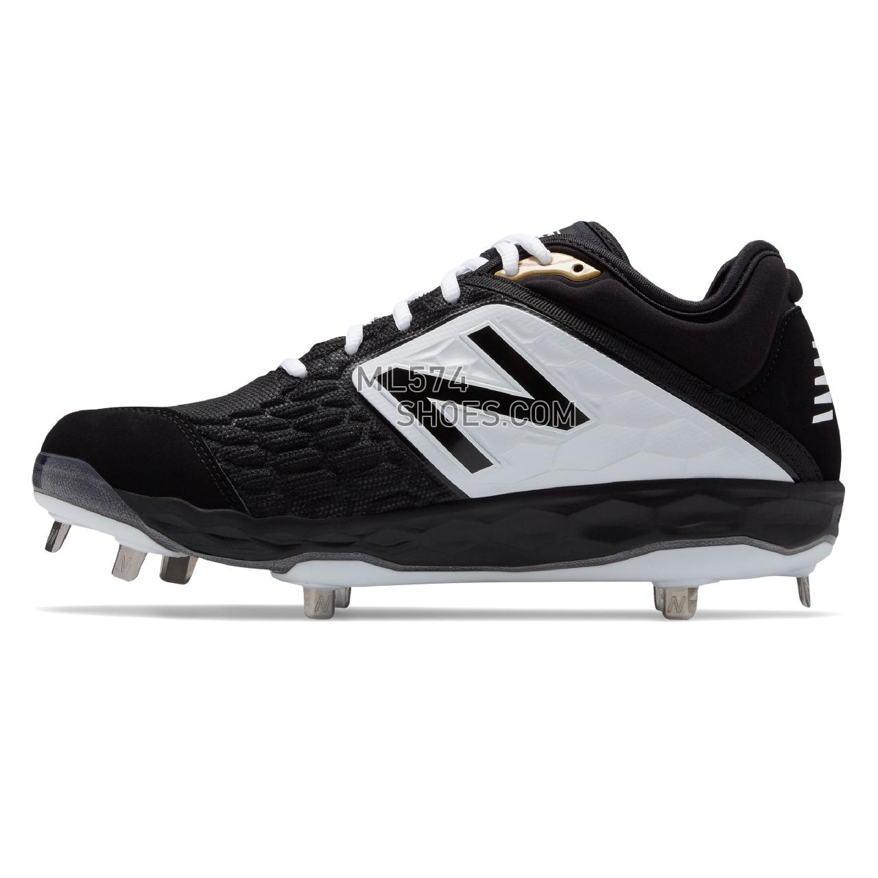 New Balance Fresh Foam 3000v4 Metal - Men's 3000 - Baseball Black with White - L3000BK4