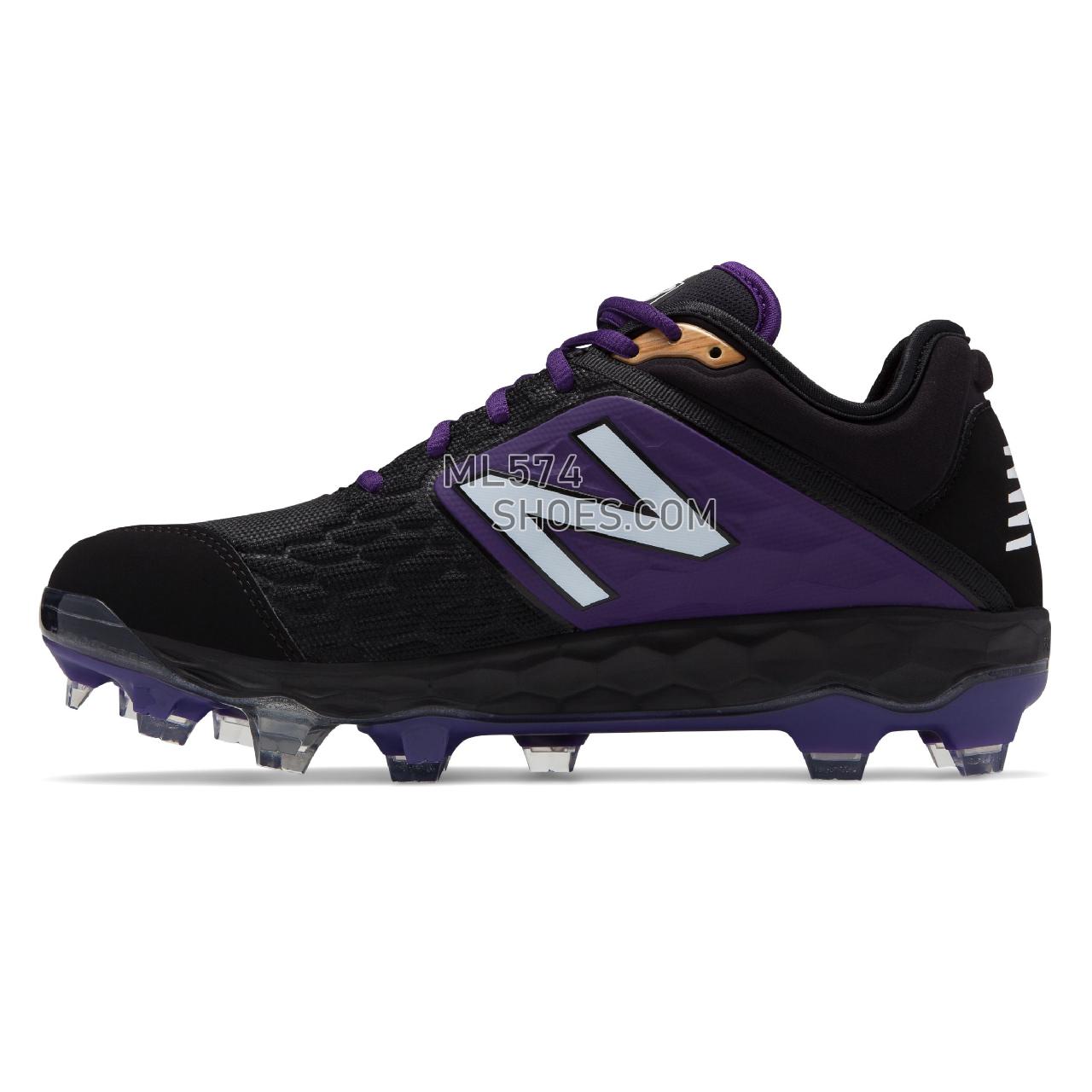 New Balance Fresh Foam 3000v4 TPU - Men's 3000 - Baseball Black with Purple - PL3000P4