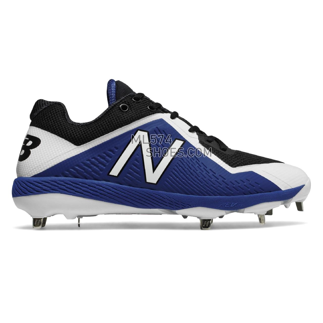 New Balance 4040v4 - Men's 4040 - Baseball Black with Royal Blue - L4040BB4