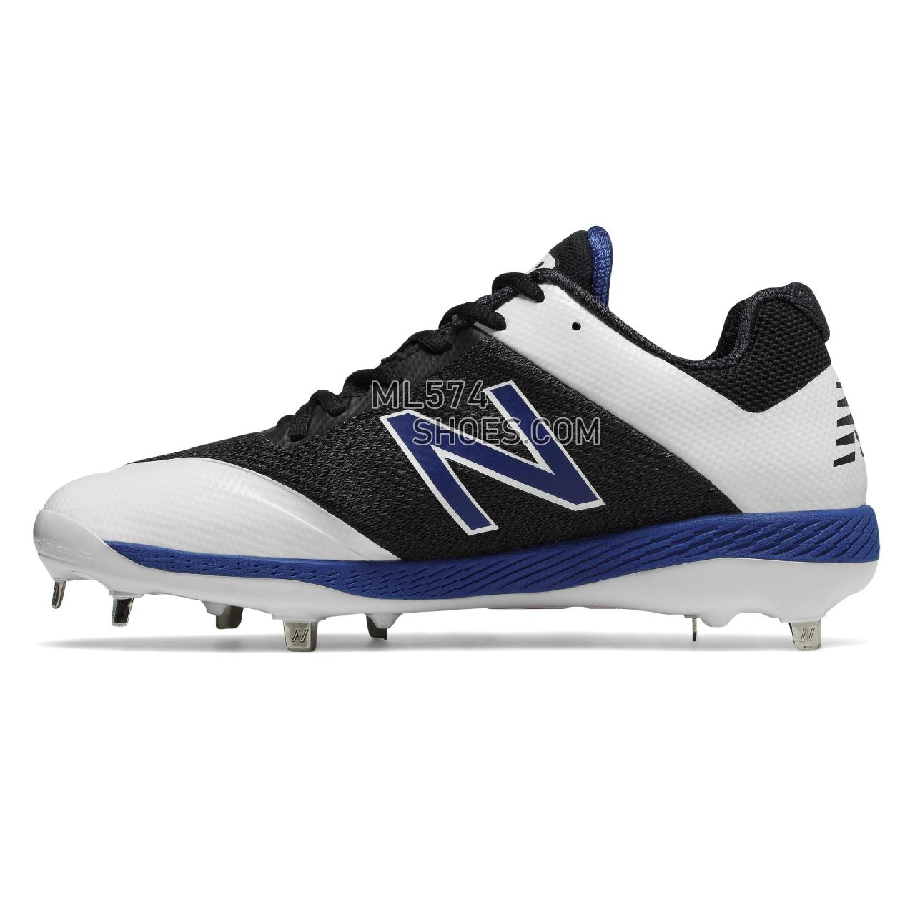 New Balance 4040v4 - Men's 4040 - Baseball Black with Royal Blue - L4040BB4