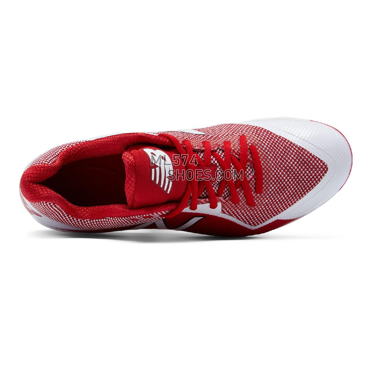 New Balance 4040v4 - Men's 4040 - Baseball Red with White - L4040TR4