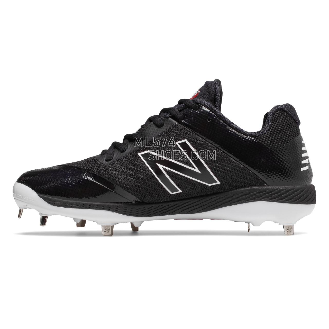 New Balance Pedroia 4040v4 - Men's 4040 - Baseball Black with White - L4040PK4