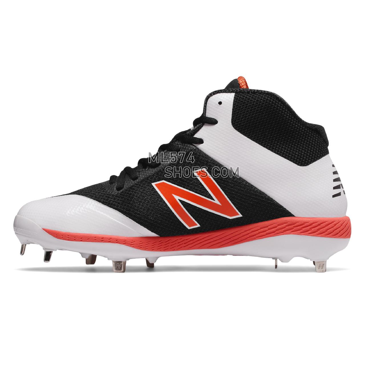 New Balance Mid-Cut 4040v4 - Men's 4040 - Baseball Black with Orange - M4040BO4