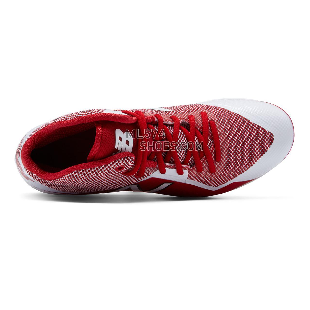 New Balance Mid-Cut 4040v4 - Men's 4040 - Baseball Red with White - M4040TR4