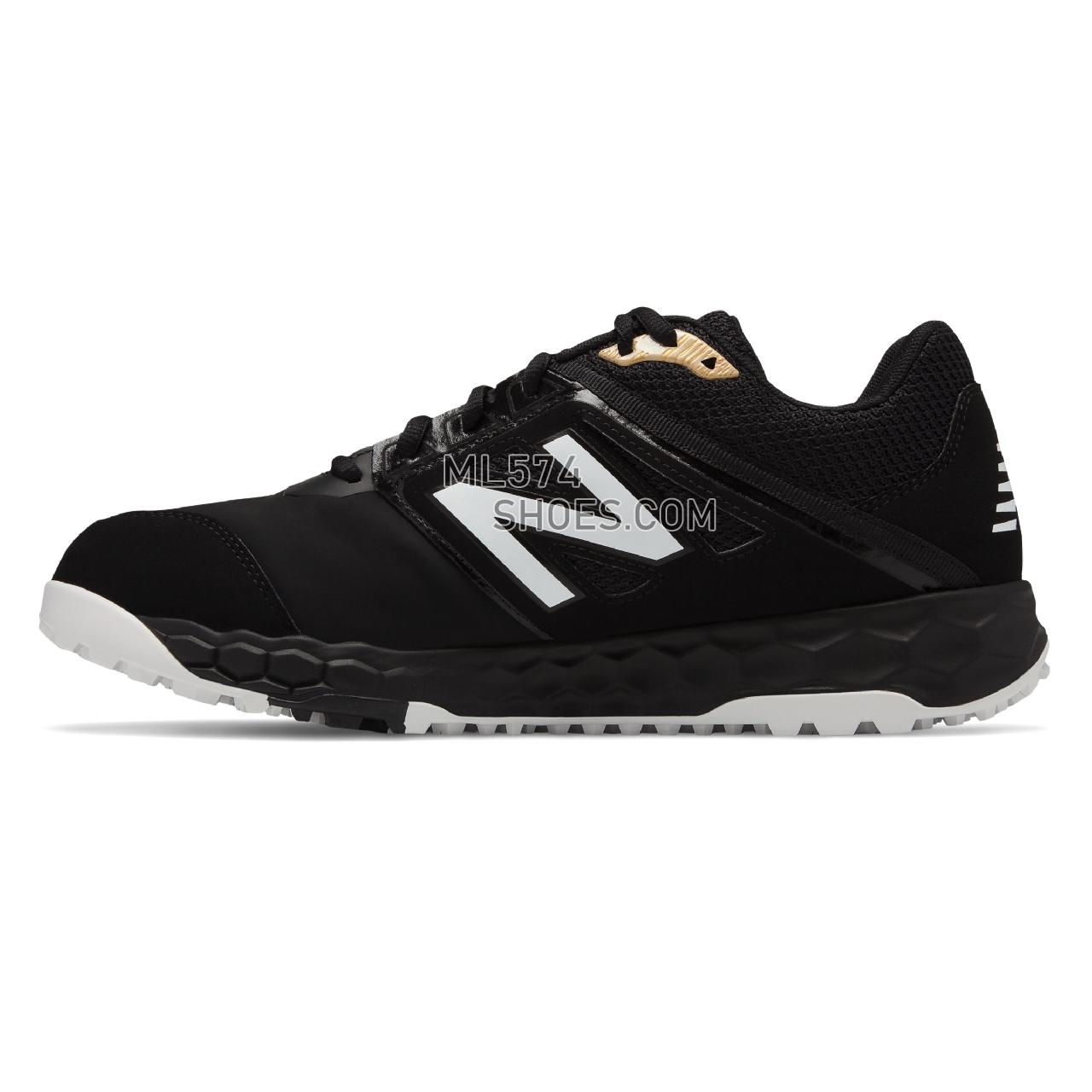 New Balance Fresh Foam 3000v4 Turf - Men's 3000 - Baseball Synthetic Black with Black - T3000SK4