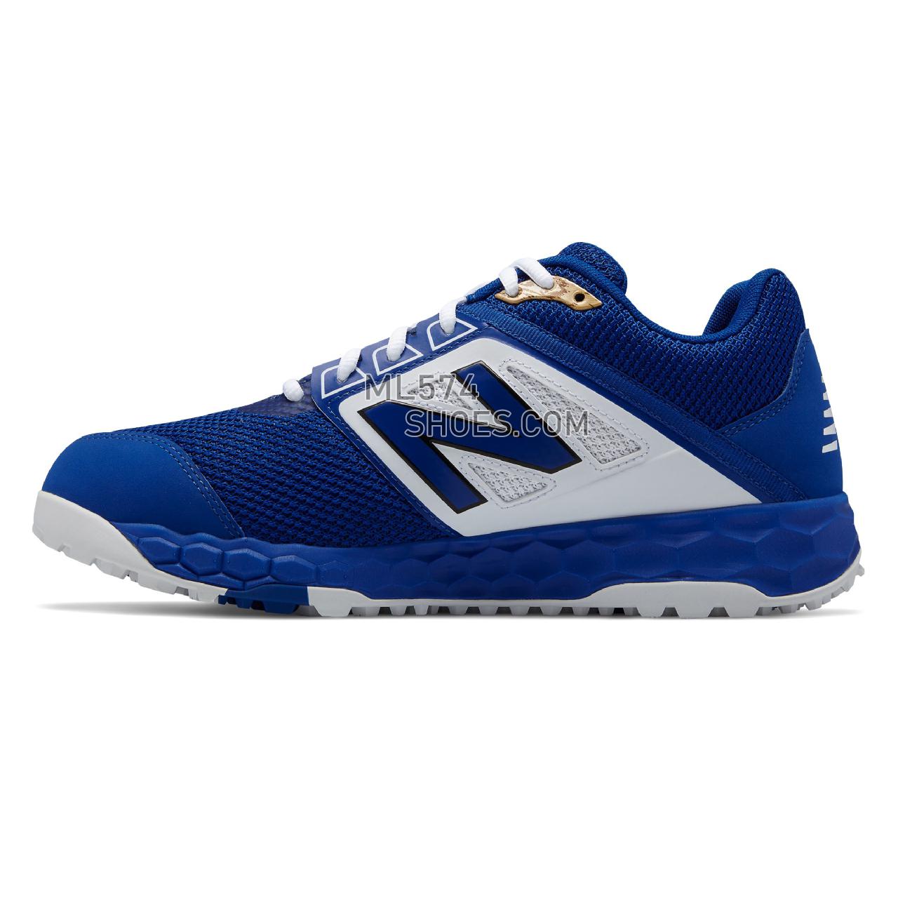 New Balance Fresh Foam 3000v4 Turf - Men's 3000 - Baseball Royal Blue with White - T3000TB4