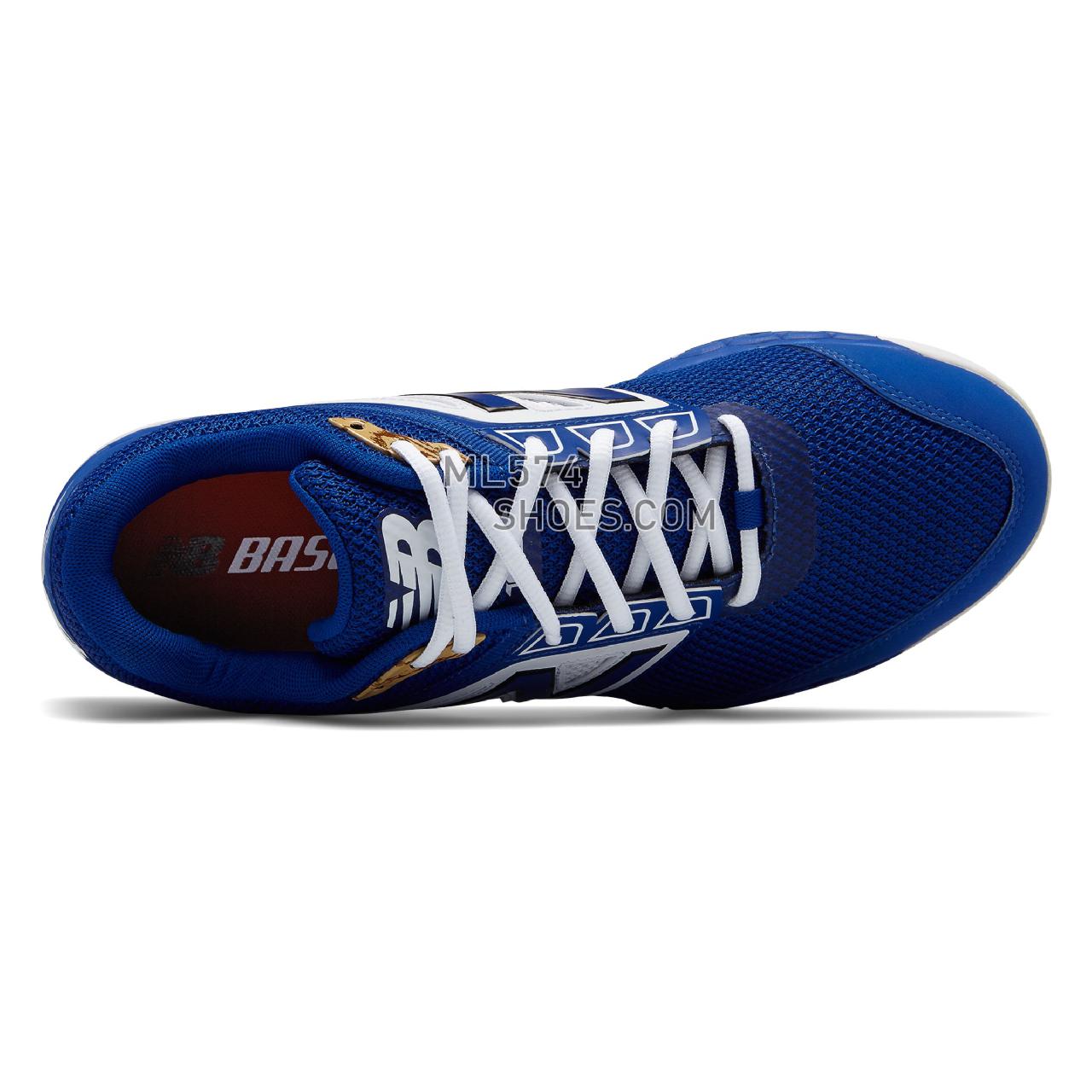 New Balance Fresh Foam 3000v4 Turf - Men's 3000 - Baseball Royal Blue with White - T3000TB4