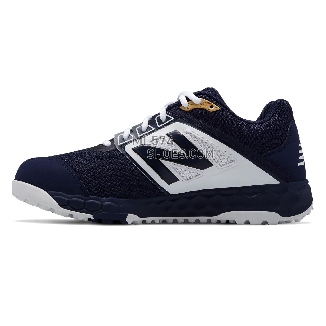 New Balance Fresh Foam 3000v4 Turf - Men's 3000 - Baseball Navy with White - T3000TN4