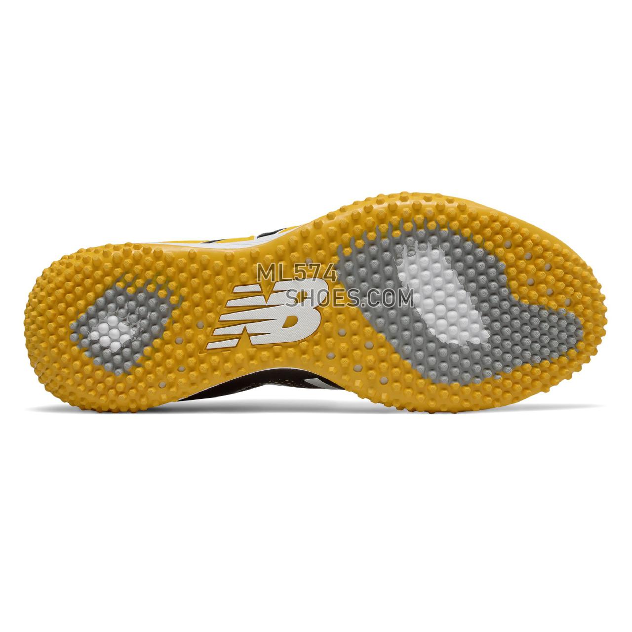 New Balance Turf 4040v4 - Men's 4040 - Baseball Black with Yellow - T4040BY4
