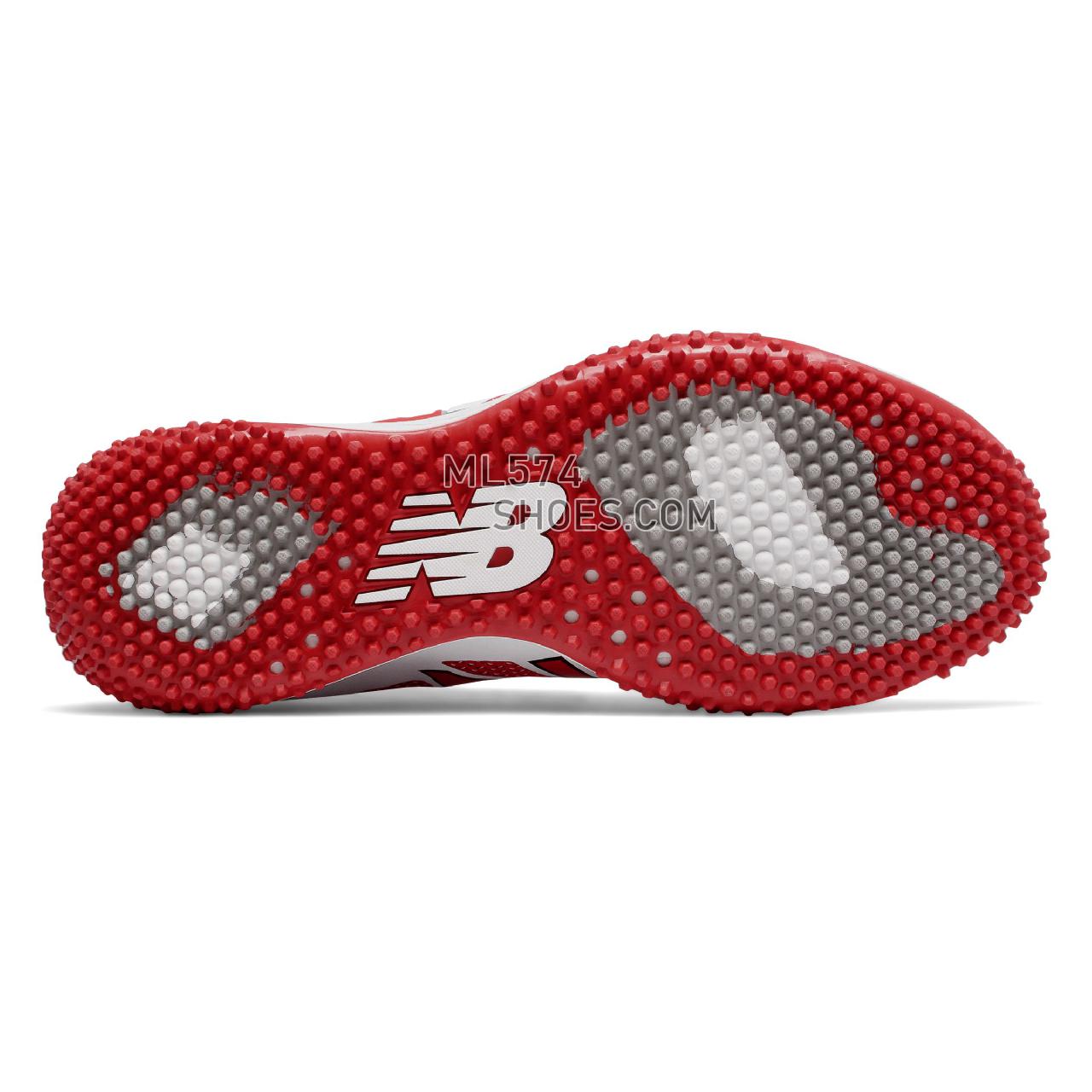 New Balance Turf 4040v4 - Men's 4040 - Baseball Red with White - T4040TR4