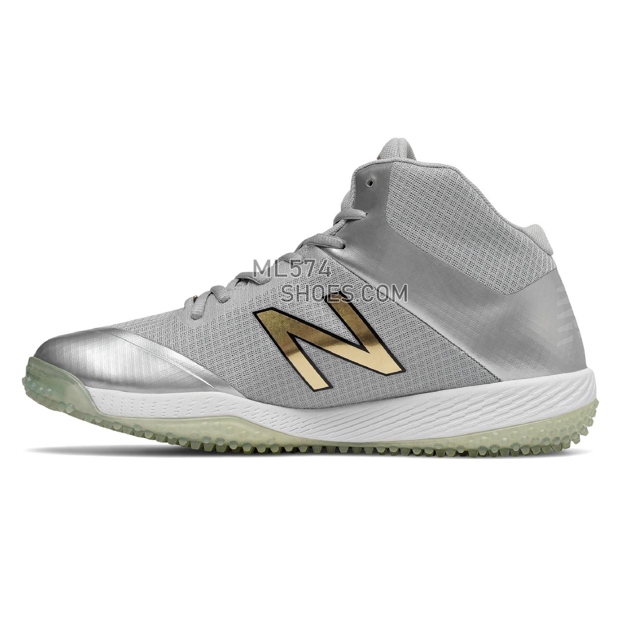 New Balance New Balance x Stance Turf 4040v4 - Men's 4040 - Baseball Silver with Black - TM4040C4