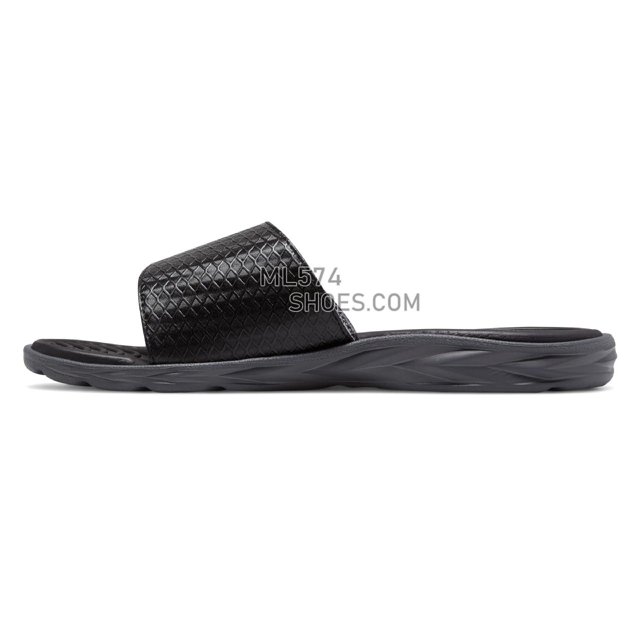 New Balance Response Slide - Men's 3067 - Sandals Black with Grey - M3067BGR