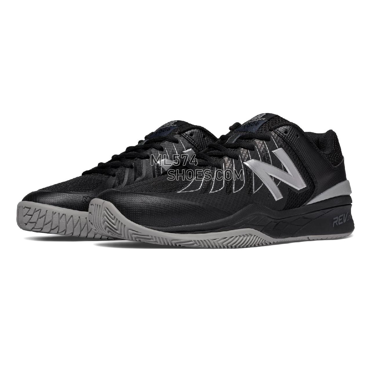 New Balance New Balance 1006 - Men's 1006 - Tennis / Court Black with Silver - MC1006BS