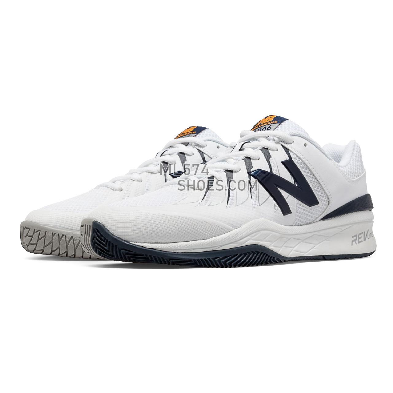 New Balance New Balance 1006 - Men's 1006 - Tennis / Court Black with White - MC1006BW