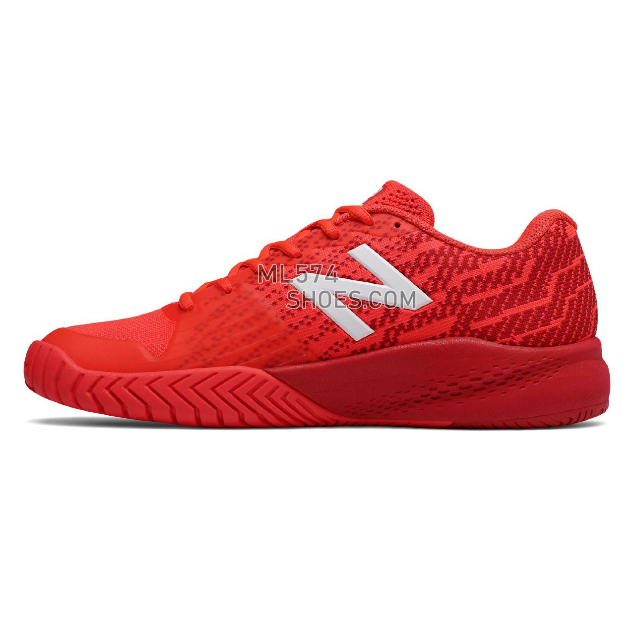 New Balance 996v3 Tournament - Men's 996 - Tennis / Court Flame with Team Red - MCH996F3